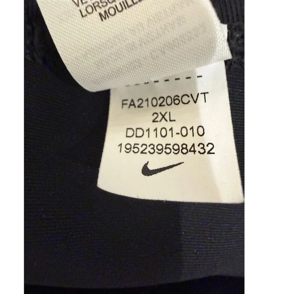 Nike‎ Run Division Womens High Support Sports Bra Black Reflective 2XL